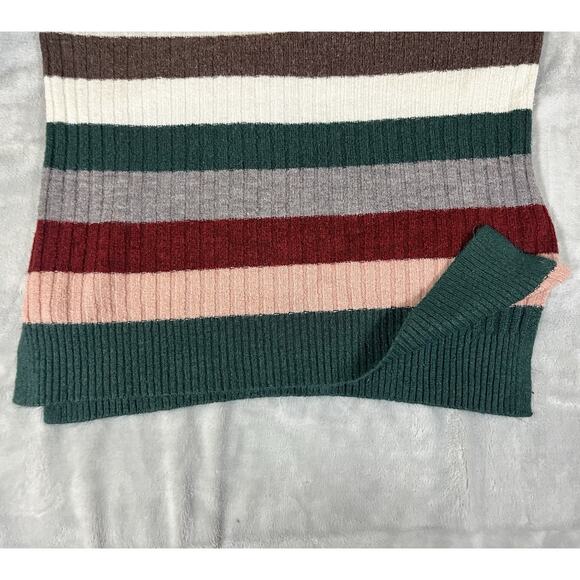 Old Navy Striped Sweater Womens M Colorful Festive Holiday Party Cozy Fitted Y2K - Picture 4 of 10